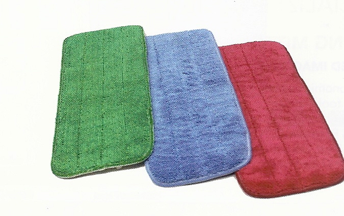 Microfiber Mop Replacement Wet Pads 18" Green